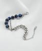 Iamj Cobalt Mood Gemstone Link Bracelet