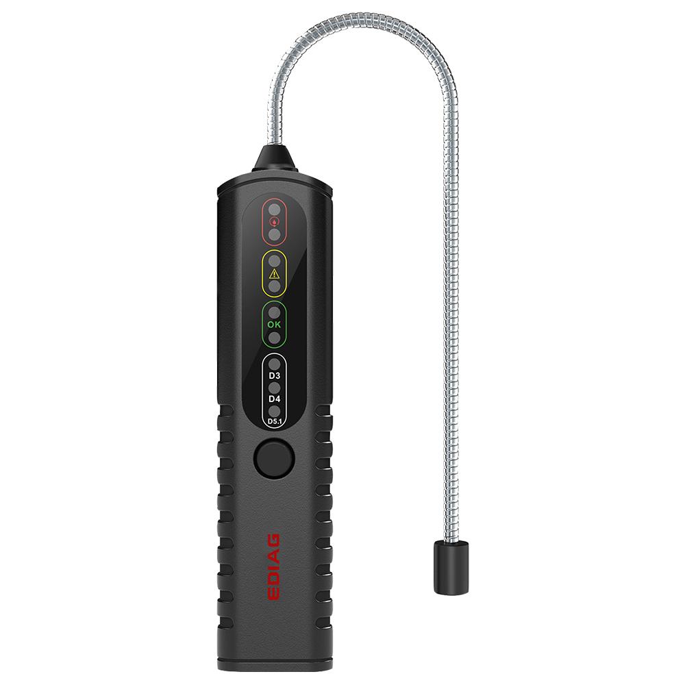 

BF100 С несколькими светодиодными индикаторами для DOT3/DOT4/DOT5.1 Инструмент для тестирования автомобильной жидкости Высокочувствительный зонд Тестер тормозной жидкости чёрный