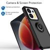 Armor Matte Case For Redmi Note 14 13 Pro Plus Ring Stand Shockproof Cover For Xiaomi 14T Pro Poco M7 F7 Pro K80 X6Pro 5G Funda