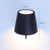 Wireless Touch Control Bottle Table Lamp Reading Usb Rechargeable Adjustable Brightness White Wine Lights Mini Night Light Lamps