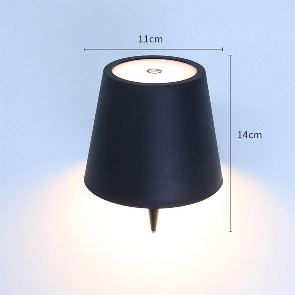 Wireless Touch Control Bottle Table Lamp Reading Usb Rechargeable Adjustable Brightness White Wine Lights Mini Night Light Lamps