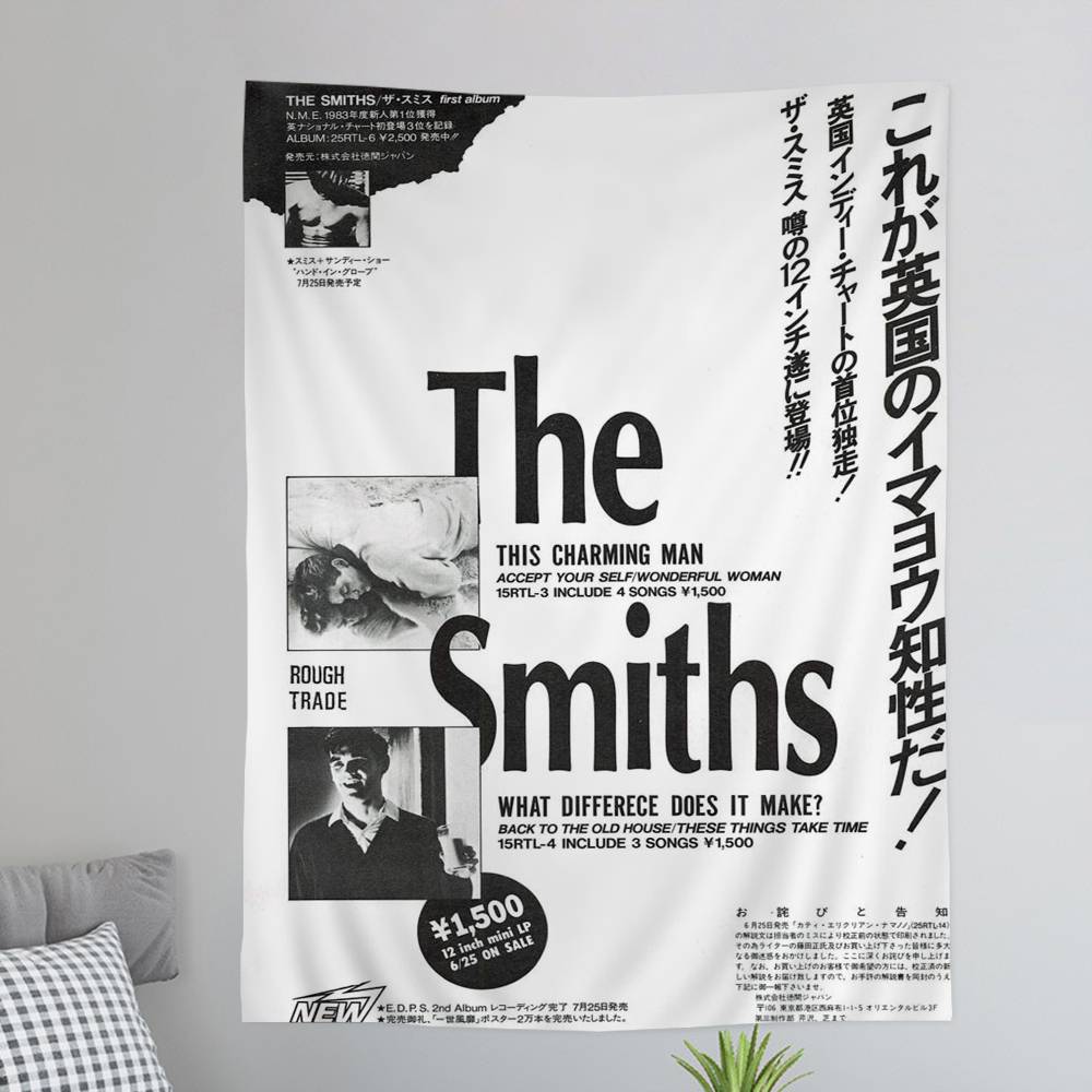 Rock Band The Ssmiths Hanging Bohemian Tapestry Hanging Tarot Hippie Wall Rugs Dorm Japanese Tapestry