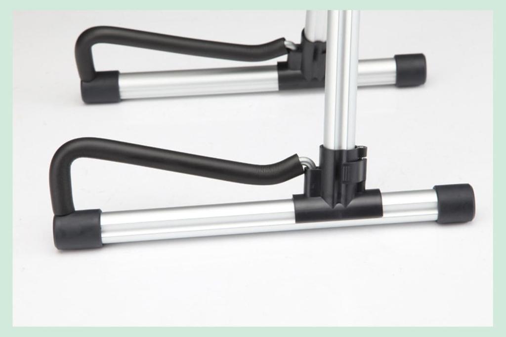 Portable Guitar Stand Compact, Foldable, (Silver)