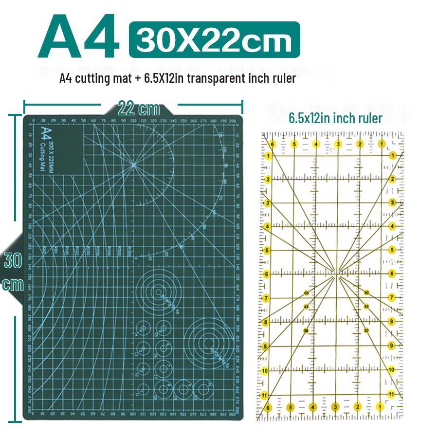 Acrylic Patchwork Ruler Set: Inch-Centimeter Tailor, Cutting, Drawing, and DIY Engraving Tools.