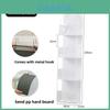 Modern Minimalist Storage Organizer With Multilayer Compartments For Bedroom Use