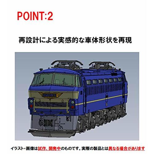 TOMIX N Gauge EF66-0 Type Early Model with Canopy 7142 Railway Model Electric Locomotive