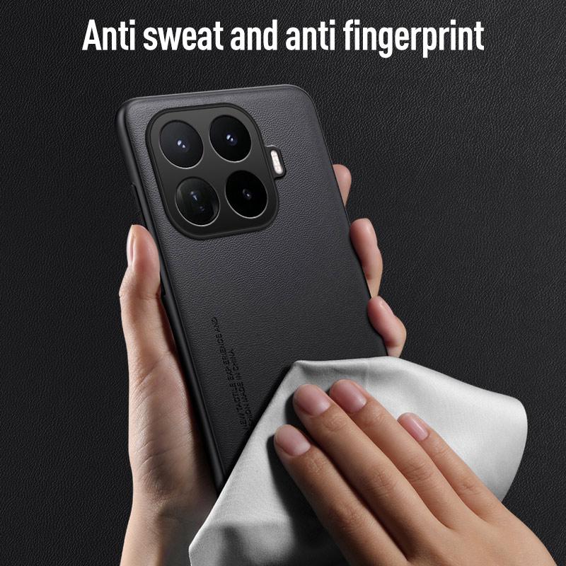 Custodia EUCAGR di Lusso in Pelle PU per Xiaomi 17T Pro Cover Posteriore Custodia per Telefono in Silicone a Protezione Totale per Xiaomi 17TPro
