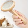 1pc Pet Comb, Dog Comb, Solid Wood Bristle Removal, Floating Hair Removal, Needle Comb, Cat and Dog Comb, Brush, Cat Comb