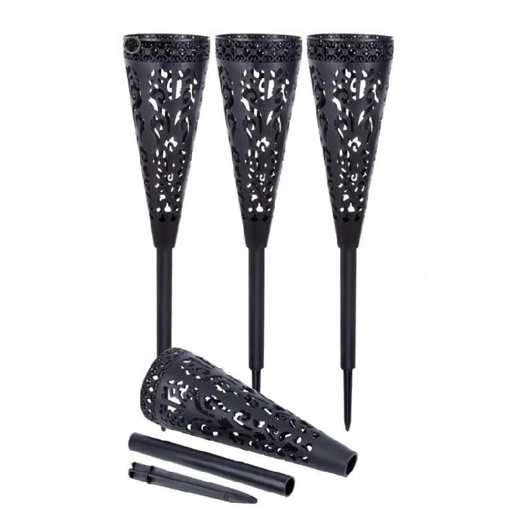 2/4Pcs Cemetery Vase with Spikes Plastic Cemetery Grave Vase Flower Holder 1