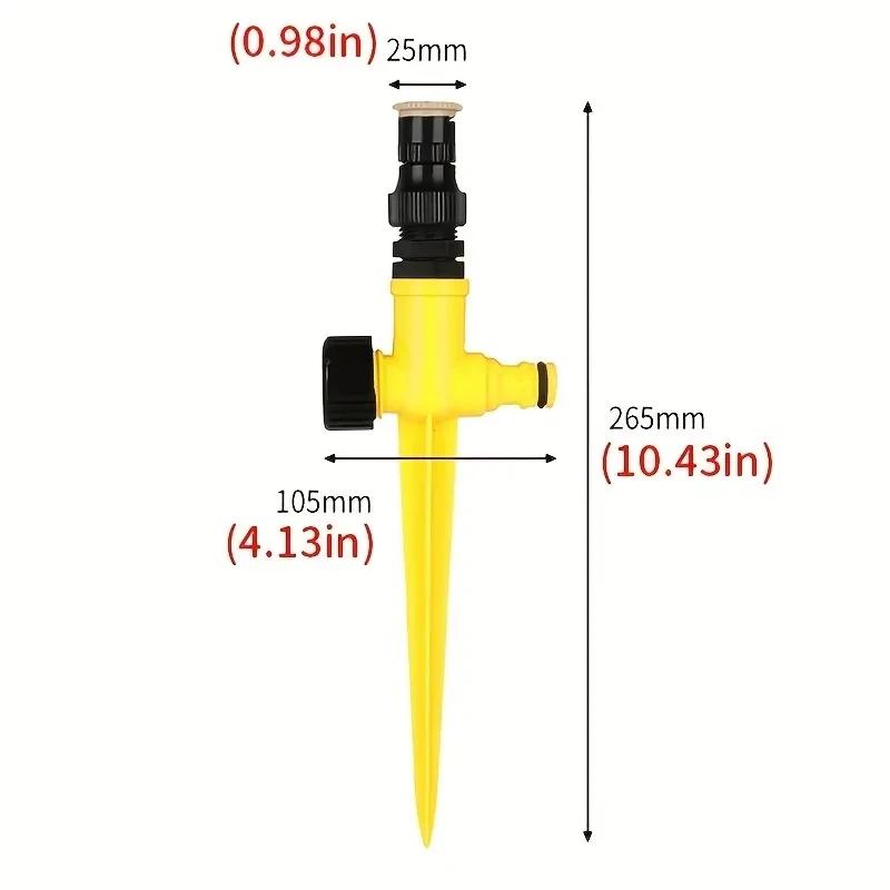 

Автоматический садовый дождеватель с вращением на 360° — идеально подходит для газонов, ферм и теплиц!