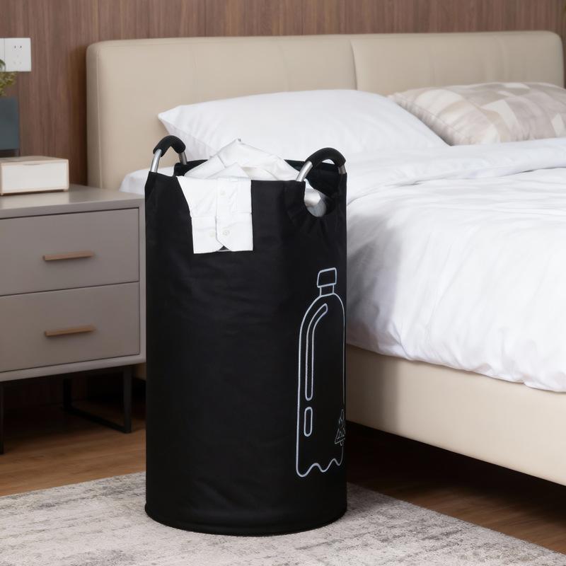 Grote Capaciteit Lege Fles Opbergmand Met Aluminium Handvat 82L Afvalwater Fles Verzamelaar Tas Opvouwbare Recyclingbak