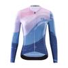 Womens Cycling Jersey Long Sleeve Breathable Quick Dry Road Bike Apparel