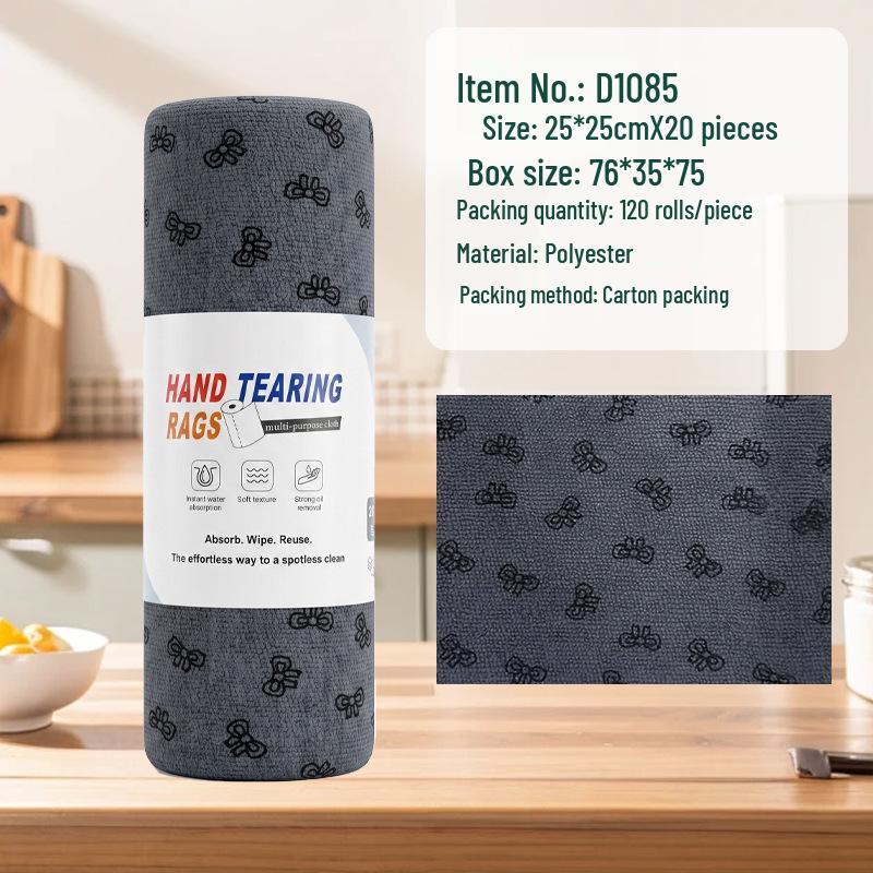 Thick Tearable Kitchen Towels - Absorbent & Easy-to-Clean Dishwashing Wipes