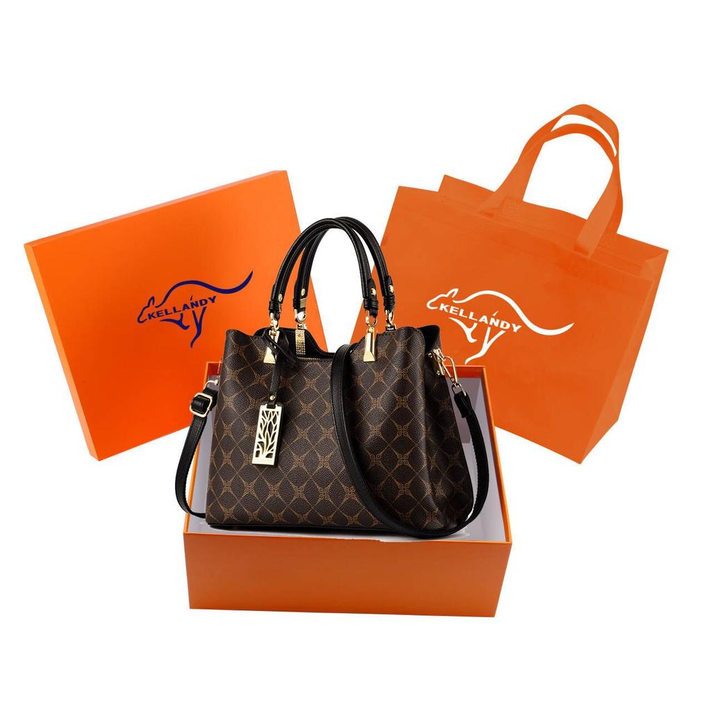 Lindy Kangaroo 2025 Genuine Leather Women's Crossbody Handbag - Soft Festival Gift for Mom with Gift Box