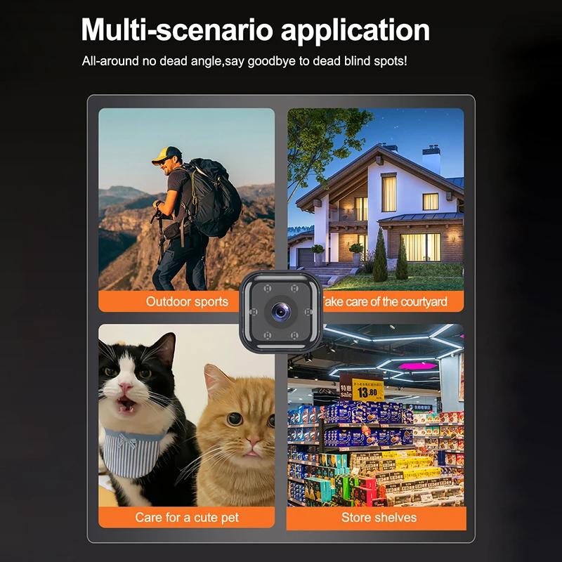 Nouă Mini Cameră WiFi 1080P Vizualizare de la Distanță Alarmă Sonoră Viziune Nocturnă 960mAh Standby Ultra Lung Detectare Mobilă Cameră de Securitate Pentru Ciclism