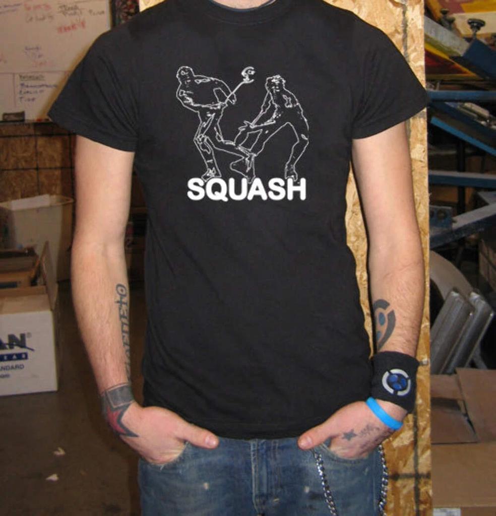 Squash Racquet Sport T-Shirt – PSA Olympics Court Player Tee