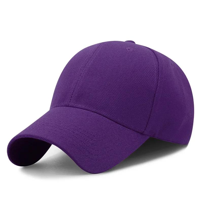 New  Cap Plain Adjustable Snapback Hat High Quality Adult Hip Hop Urban Street Style Baseball Cap Men Women Outdoor Leisure Baseball Hat