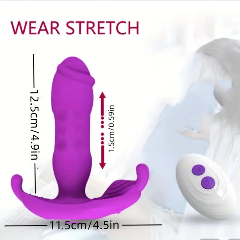 1pc Powered APP Wearable Vibrator Imitates Fingers, Sexy Slave Sam Quiet Panties Vibrator Anal Plug
