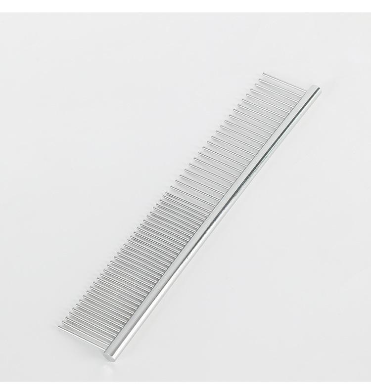 Pet comb Cleaning supplies Brush One-click hair removal Beauty dog comb Stainless steel hair removal Self-cleaning hair removal comb