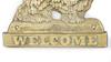 Komondor, Hungarian sheepdog, Mop – A door sign with a dog, a brass welcome plaque | Art-Dog
