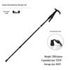 Outdoor Aluminum Trekking Pole/Walking Stick: Straight, T-Grip, Curved, Telescopic Options for Hiking and Skiing.