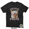 Katzen Meme Zertifizierter Freak Zement Essen Verfluchte Katzen Humor Lustiges T-Shirt