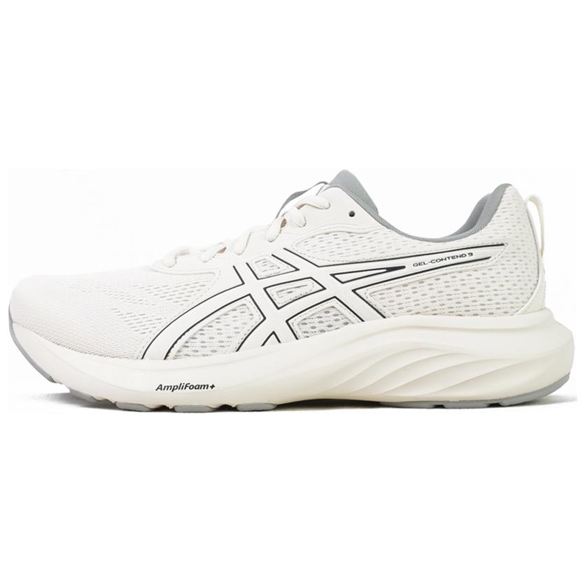 

Asics Gel Contend 9 4E Широкие Кроссовки Мужские Молочный Чай Крем Черный 1011C001-200 42