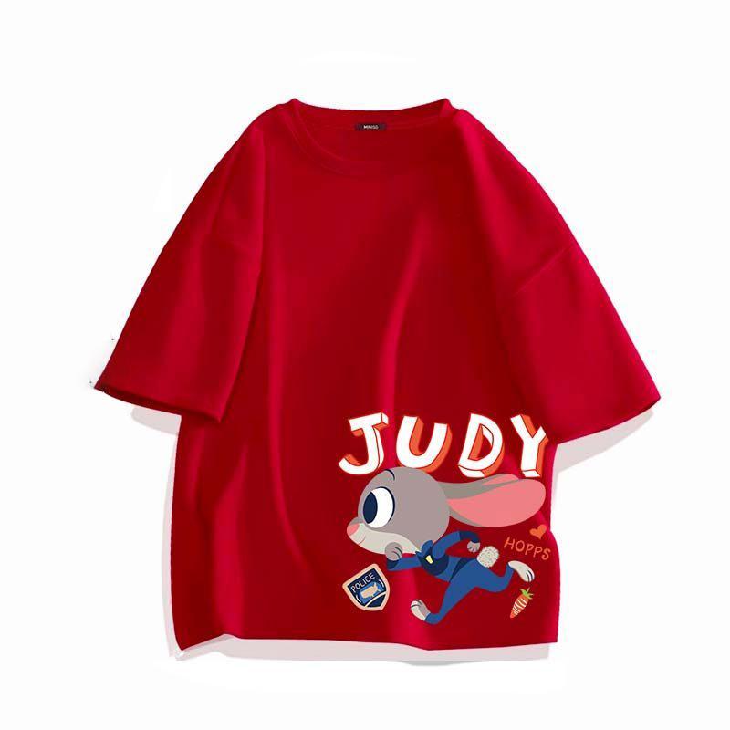 Cartoon printed summer casual short sleeved T-shirt 140