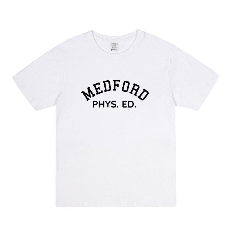 Young Sheldons letter printed personalized mens and womens trendy pure cotton short sleeved tshirt S