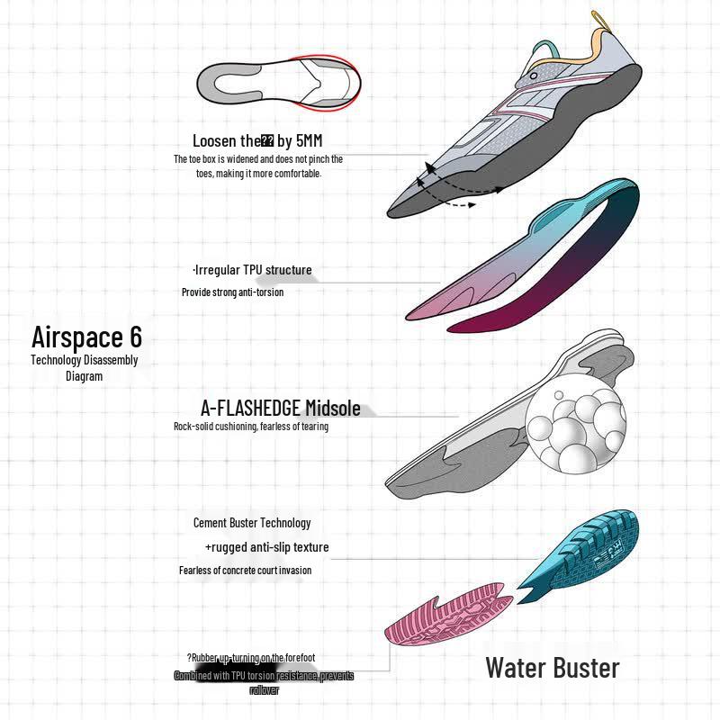 Anta Air Domain 6 Men's Basketball Shoes