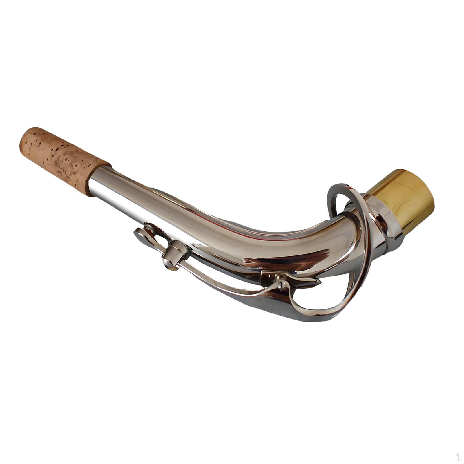 

Saxophone Bend Neck Connector Secure Efficient Comfortable Playability Smooth for Alto Saxophones