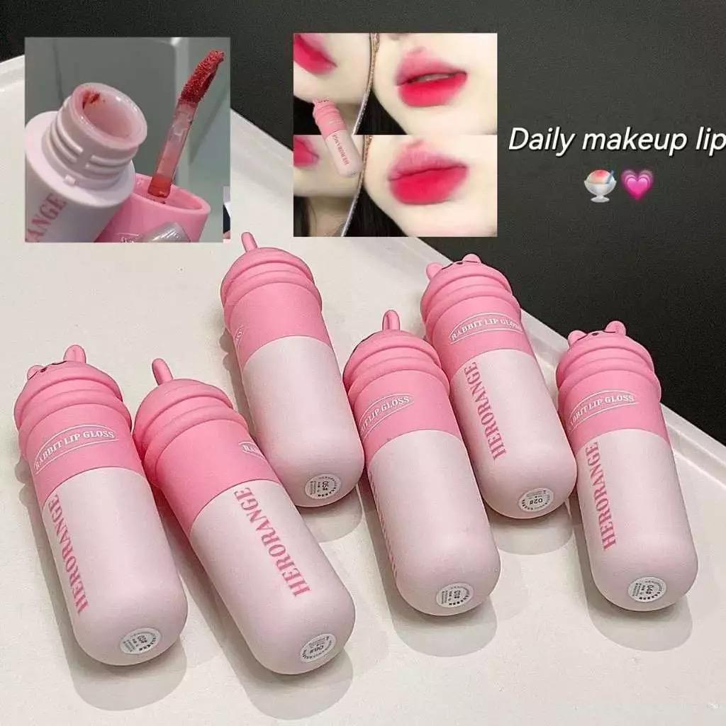 Smooth&Mist Lip Clay Blendable Non-Drying Matte Lightweight Lip Glaze Korean Style Cute Design