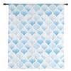 Watercolor Morocco Blue Sheer Voile Window Curtains Tulle Curtains Living Room Balcony Decoration Drapes