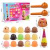 20 Piece Ice Cream Stacking Toys For Kids 3+, Montessori Sensory Play Set With Scoops,Cones,Pretend Kitchen Toys Develop Motor Skills,Vibrant Colors