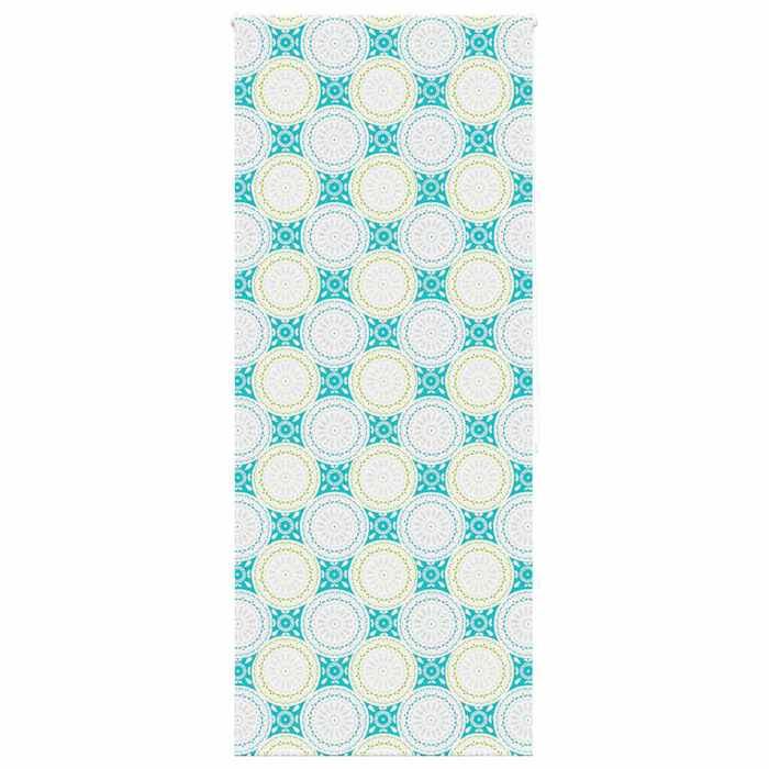 VidaXL Store enrouleur de douche 110x240 cm largeur du tissu 106 cm, store de douche, store enrouleur de rideau de douche, 4014881