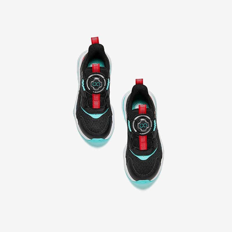Anta Childrens Red Flame Trendy Fashion Comfortable Versatile Sports Breathable Lightweight Shock Absorbing Low-Top Childrens Running Shoes A12439919H