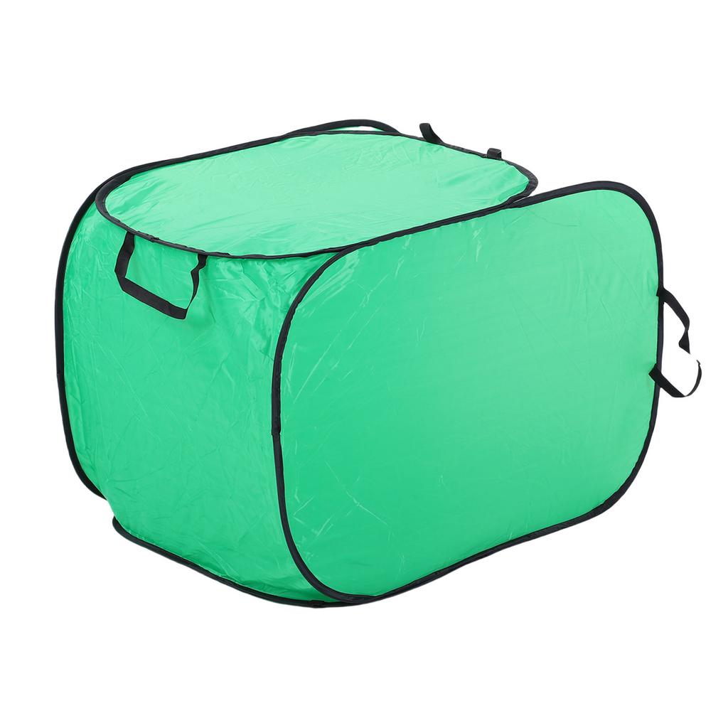 Tragbar   Aufsteh-Laubsammlerbeutel Faltbares Laubaufnahmegerät Wiederverwendbarer Hofgartenbeutel mit 4 Erdnägeln für Rasenabfall Grün 35,4x23,6x23,6in