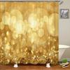 Golden Fantasy Colorful Print Shower Curtain Waterproof Polyester with Hook Bathroom Curtains Home Decoration 3D Shower Curtain