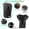 Golf Bag Rain Cover Dustproof Rain Hood Club Protector Portable Golf Bag Rain Cover For Golf Bag And Carry Cart Stand Bag