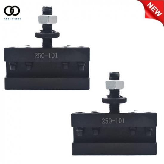 2× AXA #1 250-101 Quick Change Tool Post Turning & Facing Holder For CNC Lathe