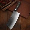 7.5 Inch Chinese Chef Knife Wood Handle Sharp Cleaver Slicing Handmade Forged Kitchen Knives For Cutting Vegetables And Meat