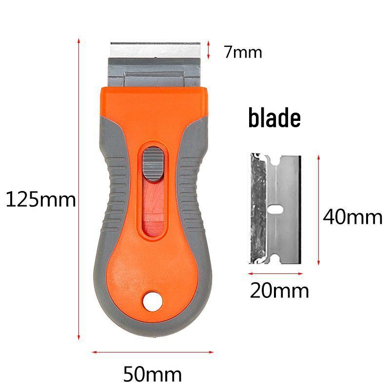 Multifunctional Double-Headed Cleaning Spatula & Scraper for Car Film and De-gluing Tasks