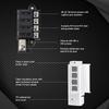 4/8 Way Car Fuse Accessory 12V 24V Car Truck Circuit Medium Insert Fuse Box Circuit Breaker Blade Fuses Circuit Standard