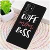 Wife Mom Boss Quotes soft TPU Phone Case For Samsung Galaxy note 10 pro S26 S25 S24 S23 S22 Ultra Plus S21 FE S20 Cover