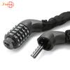 Jinta  Fabric Wrapped Steel Cable Combination Lock 5 Digit Resettable Code Bike Helmet Travel Luggage Safety Lock