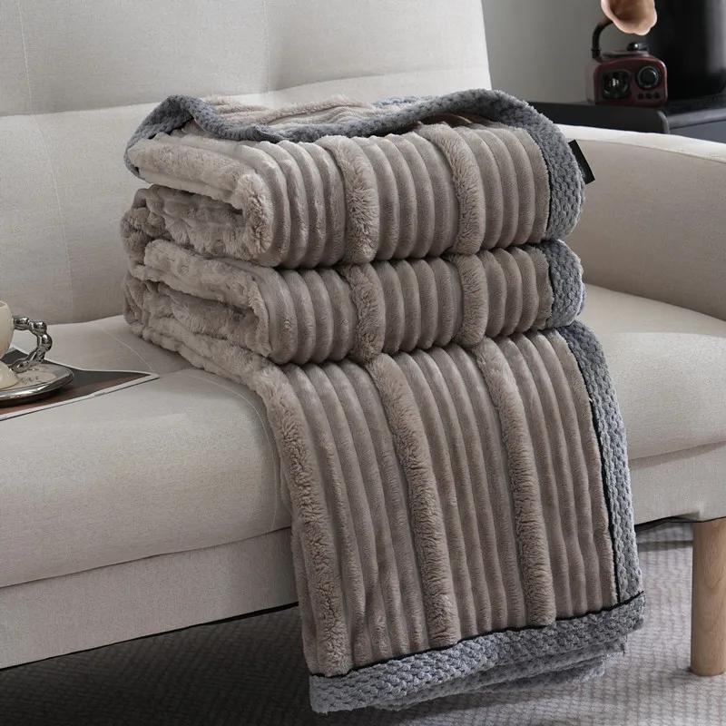 

Light Luxury Autumn Winter Sofa Blanket, Casual Blanket, Bedroom Warm Blanket, Office Nap Blanket 100x150cm