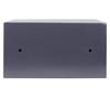 Coffre-fort - hmf - 49217-11 - serrure à panneton double - 31 x 17 x 28 cm - acier anthracite