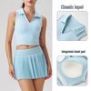 Autumn Antibacterial Women's Yoga & Tennis Skirt Set - High-End Fitness Wear