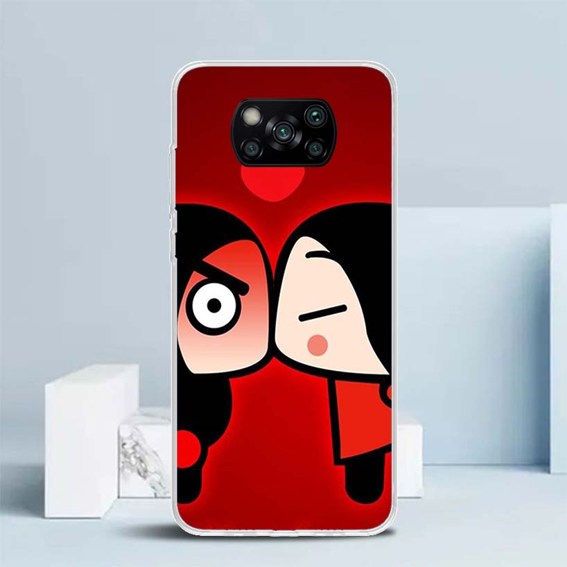 

Cute Cartoon Pucca Garu Soft Cover for Xiaomi Poco F7 Ultra X7 X6 X5 Pro M7 Phone Case Redmi 15 15C 13 13C 12 12C 10 10C Print S Redmi 12