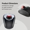 Kensington Orbit Wireless Mobile Trackball / Graphite & Ruby Red